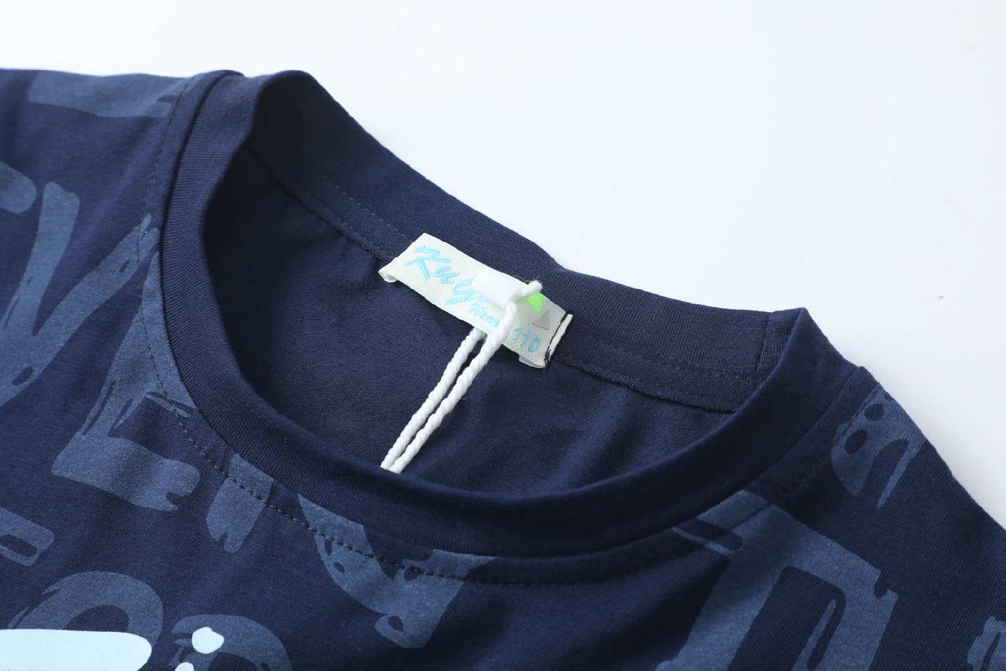 Chlapecké tričko kr.r. Kugo FC0373 tmavě modré